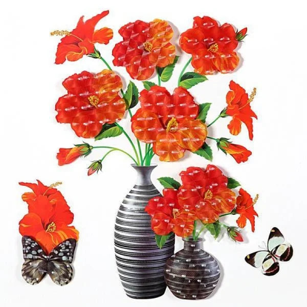 (🎁2024-Christmas Hot Sale🎁)Best Gift For Holiday 🔥3D Vase Sticker