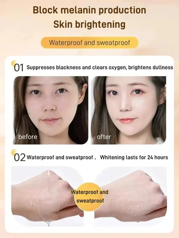 Brightening moisturizing tone-up body cream