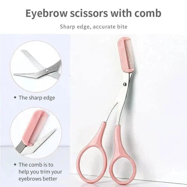 (🎁2024-Christmas Hot Sale🎁)(🔥 Promotion-49%OFF)Eyebrow Trimmer Scissor