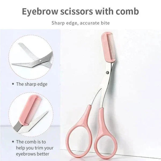 (🎁2024-Christmas Hot Sale🎁)(🔥 Promotion-49%OFF)Eyebrow Trimmer Scissor