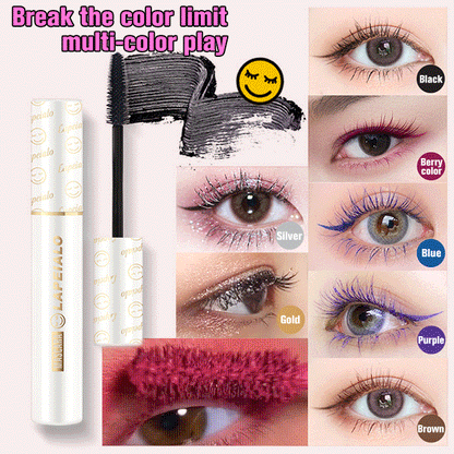 Colored lengthening mascara