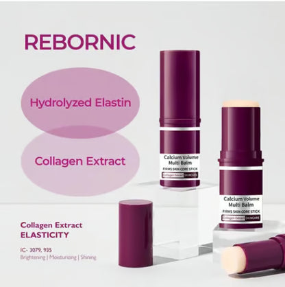 🧴✨ Calcium Volume Balm + 60ea Collagen Eye Patch | Korean Anti-Aging Skincare