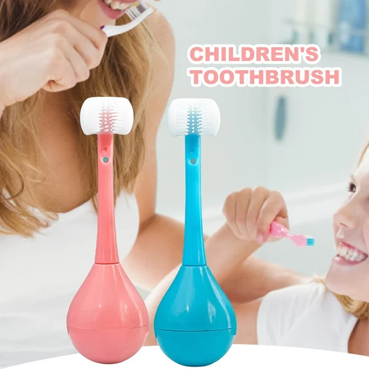 (🔥Last Day Promotion - 50% OFF) 3D Children Three-Sided Toothbrush