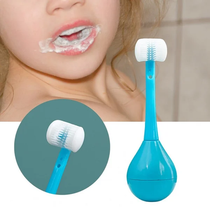(🔥Last Day Promotion - 50% OFF) 3D Children Three-Sided Toothbrush
