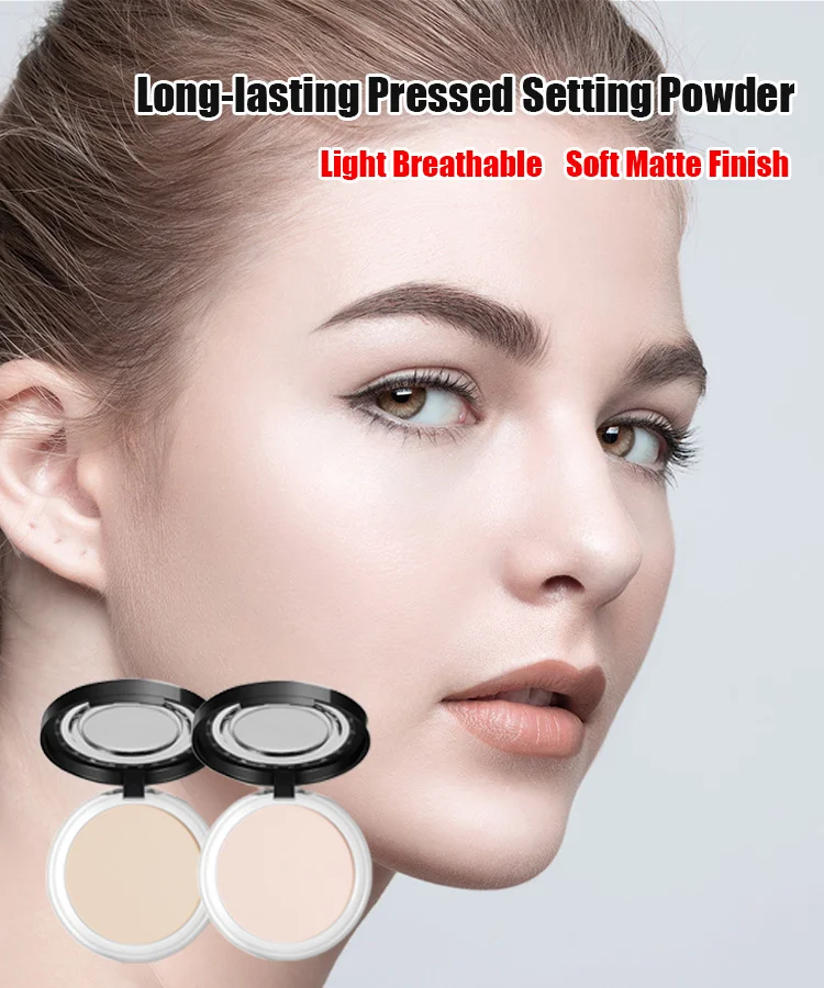 Long lasting oil control pressed setting powder