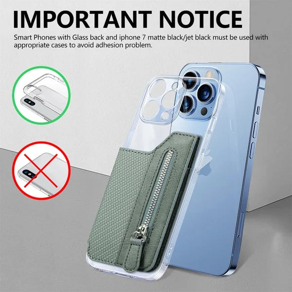 (🎁2024-Christmas Hot Sale🎁- 49% OFF💦) Multifunctional adhesive Phone Wallet Card Holder