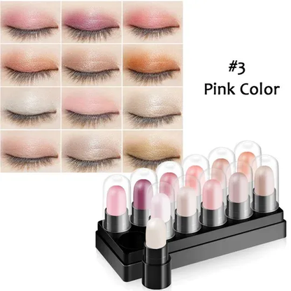 12 Colors Eye Shadow Pen