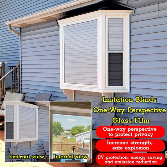 Imitation Blinds One Way Perspective Glass Film