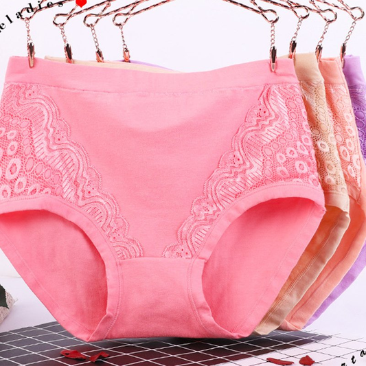 2025 Plus Size High Waist Leak Proof Cotton Panties