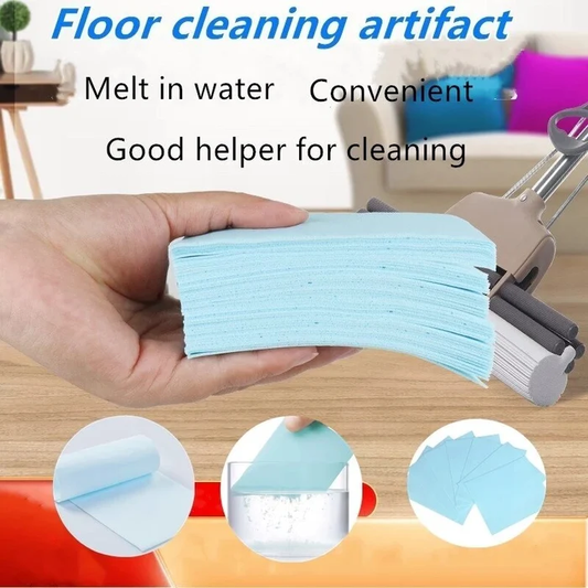 Cleaning Waxing and Brightening Two in one Blue Cleaning Sheet