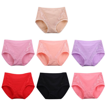 2025 Plus Size High Waist Leak Proof Cotton Panties