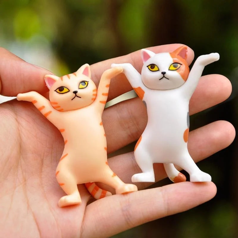 (5PCs) Cute Dance Cat Multifunction Holders