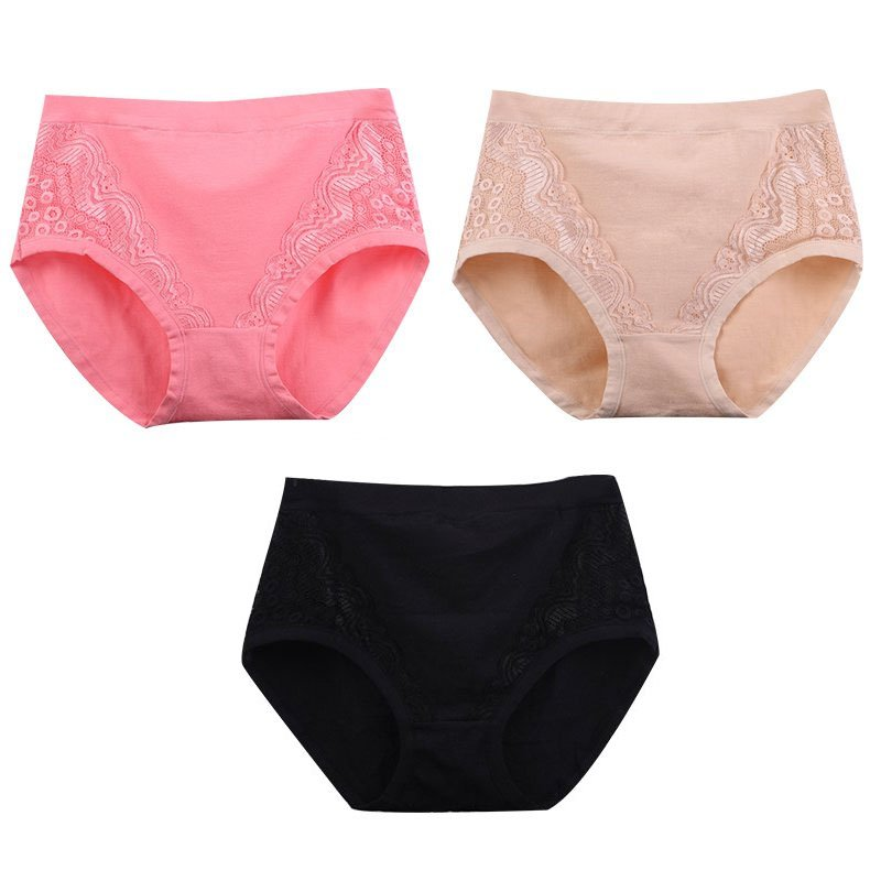 2025 Plus Size High Waist Leak Proof Cotton Panties
