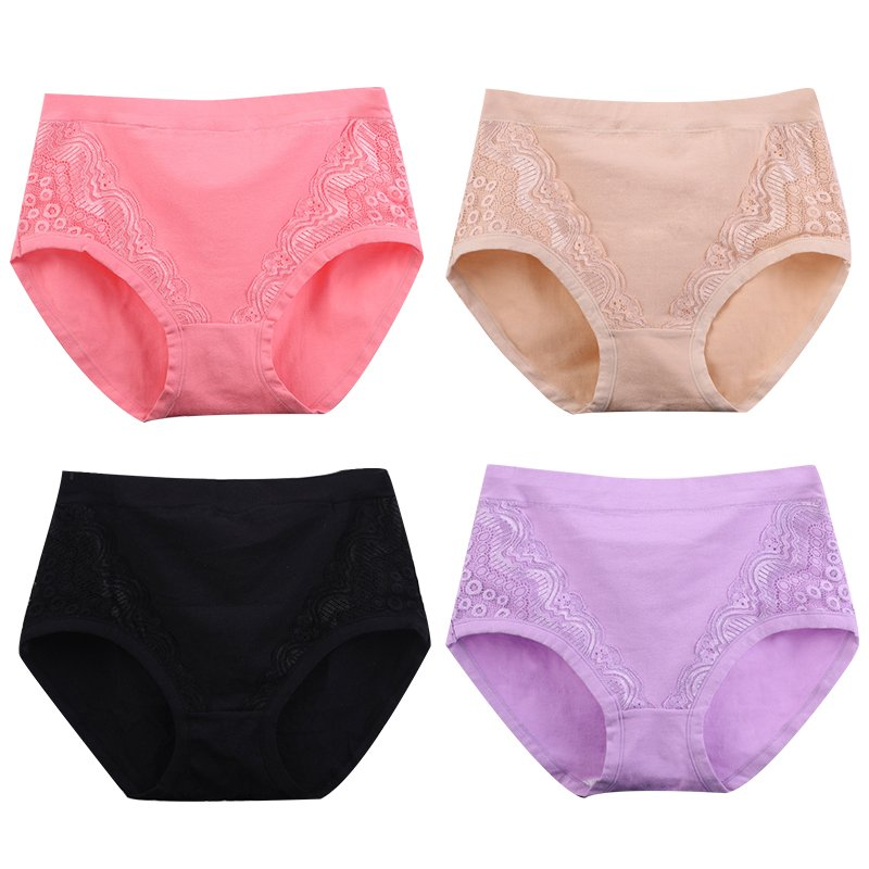 2025 Plus Size High Waist Leak Proof Cotton Panties
